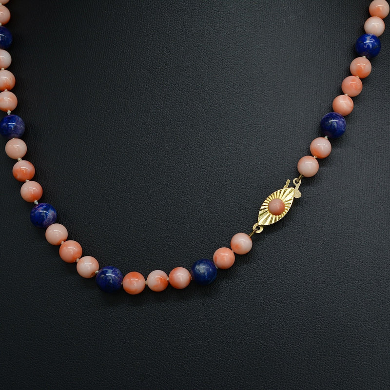 ANTIQUE 1920 ITALIAN CORAL BEADS 48 INCHES LONG NECKLACE – Treasure Fine  Jewelry